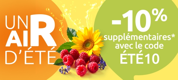 Un air d'été : -10% supplémentaires
