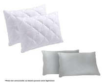 Coeur du sommeil confort 40x60 x2 + hous