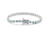 Bracelet topaze bleue