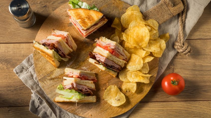 Recette de club sandwich à la dinde