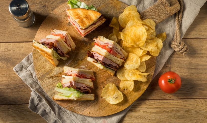 Recette de club sandwich à la dinde